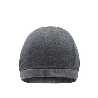 Myrtle Beach Summer Beanie black-melange/darkgrey