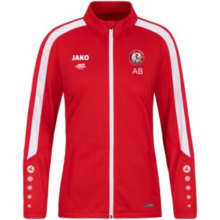 Trainingsjacke inkl. Stick Logo/Druck Initialen &amp; Vereinsname rot 152